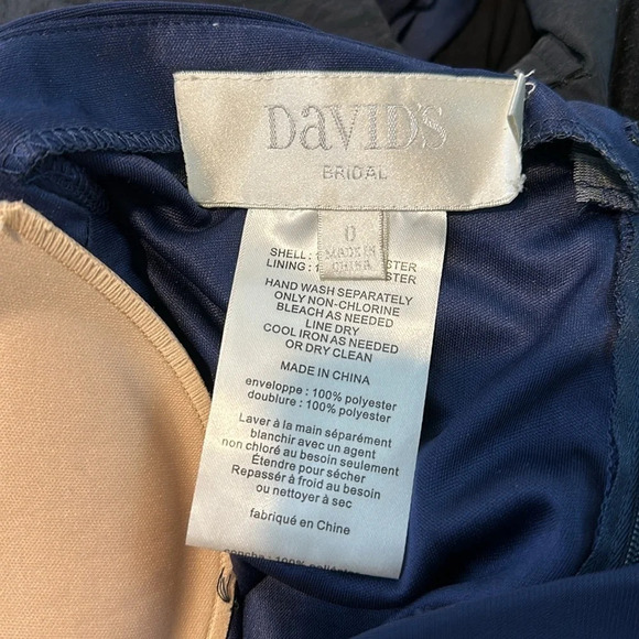David’s Bridal Navy Blue Dress - Picture 11 of 11